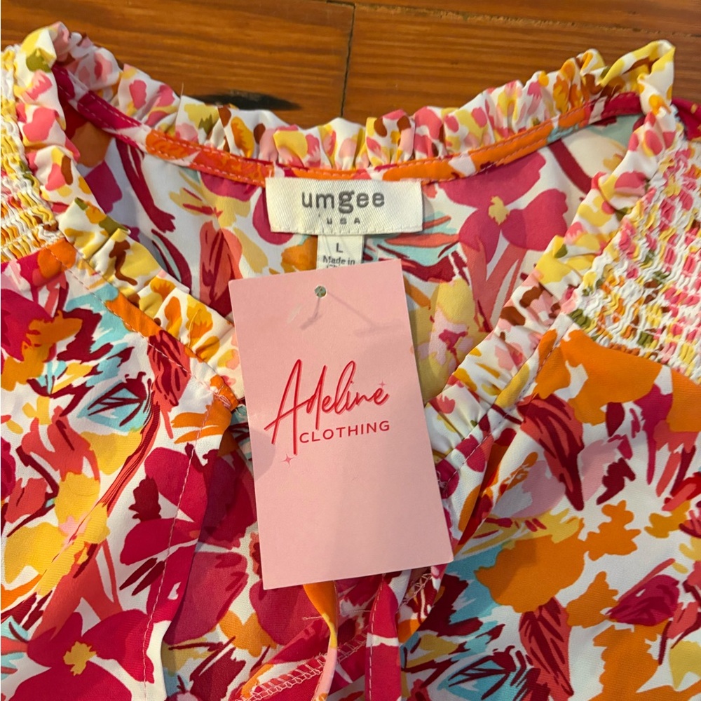 Umgee Multicolor Floral Blouse - Picture 2 of 6